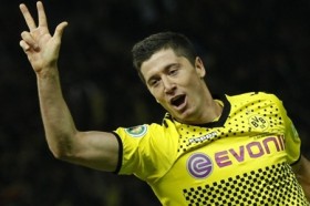 'The final is all that counts' – insists a humble Lewandowski after hauling four-goals