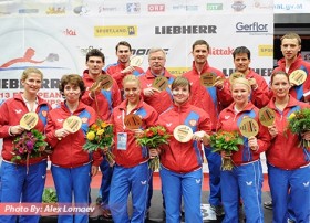 Россия на Чемпионате Европы по настольному теннису. Фотоотчет 