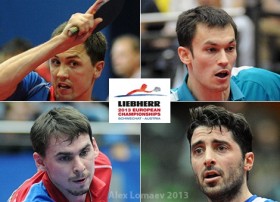 EURO-2013. А.Ливенцов-Ш.Фегерл и К.Скачков-П.Гионис. Матч-пойнт 3 и 4